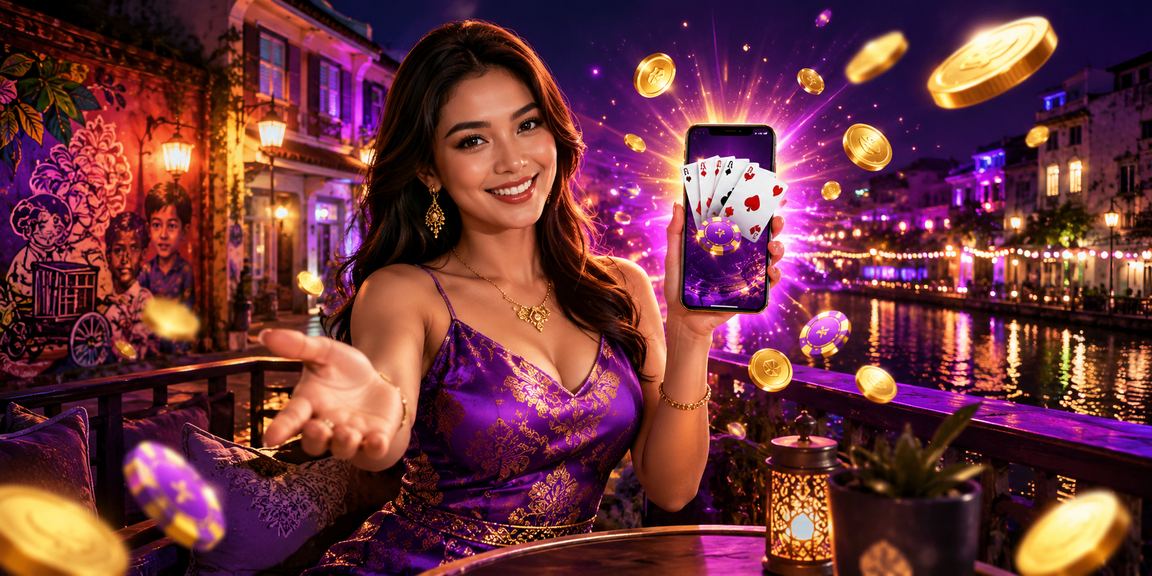 Permainan rummy dan permainan kad kasino digital dunia21 di Penang